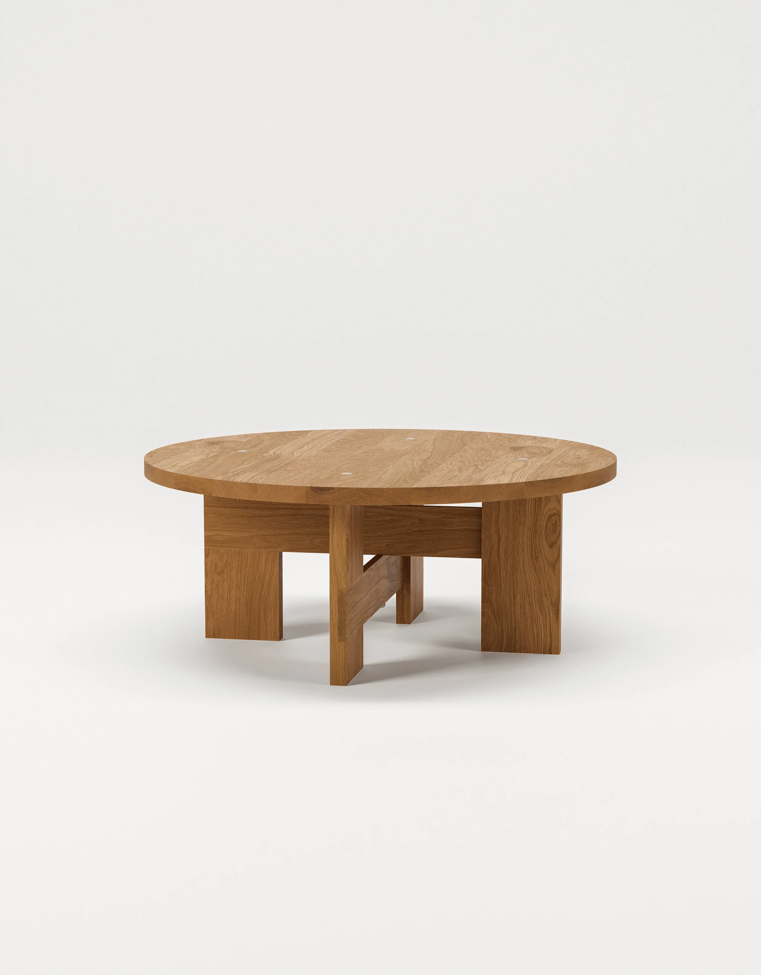 Mio Coffee Table - Solid Oak Ø90 Round — Thorup Copenhagen